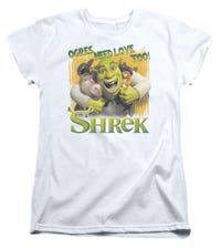 Ogres Need Love Shrek Womens T-Shirt