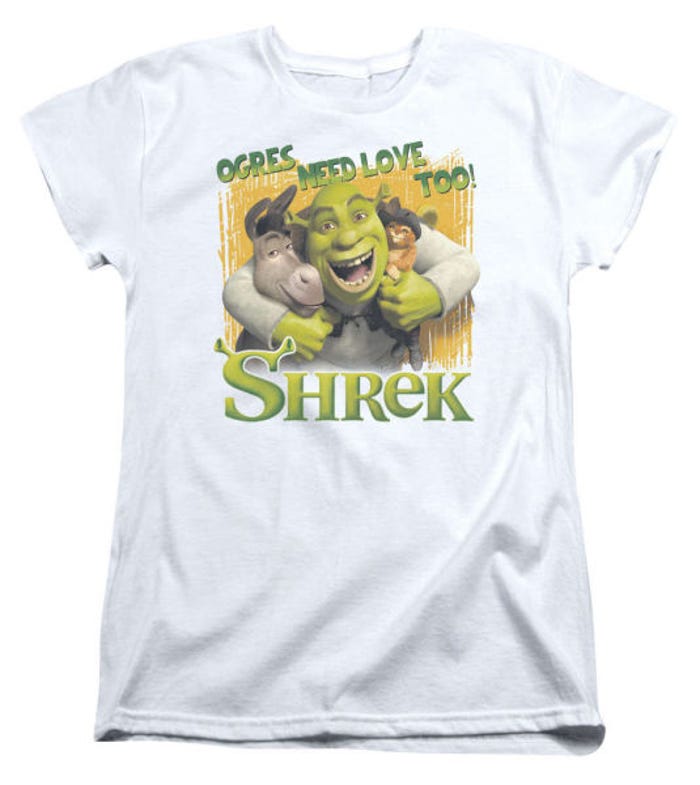 Ogres Need Love Shrek Womens T-Shirt