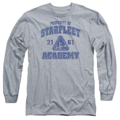 Old School Distressed Star Trek Long Sleeve Shirt