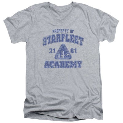 Old School Distressed Star Trek V-Neck T-Shirt