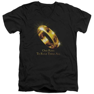 One Ring Lord Of The Rings V-Neck T-Shirt