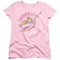 Ooooh! What does This Button Do? Dexter's Laboratory Womens T-Shirt