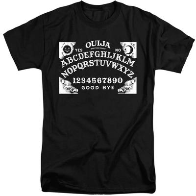 OUIJA Board on Black Tall T-Shirt