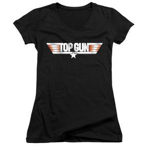 Official Top Gun Juniors V-Neck T-Shirt