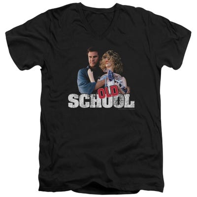 Old School Movie Frank and Friend V-Neck T-Shirt