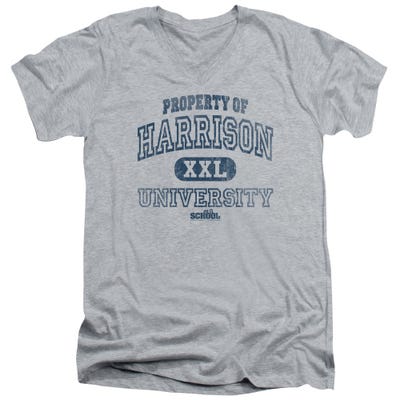 Property of Harrison University Old School Movie V-Neck T-Shirt