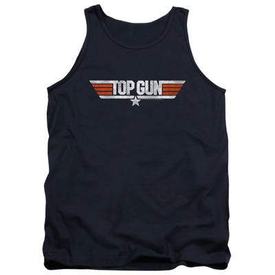 Official Top Gun Distressed Logo Tank Top