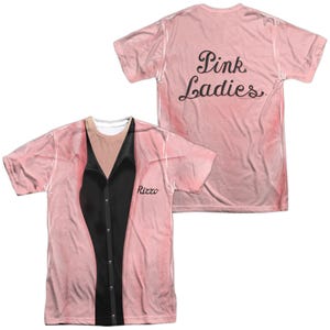 GREASE RIZZO PINK LADIES Front & Back Sublimation T-Shirt