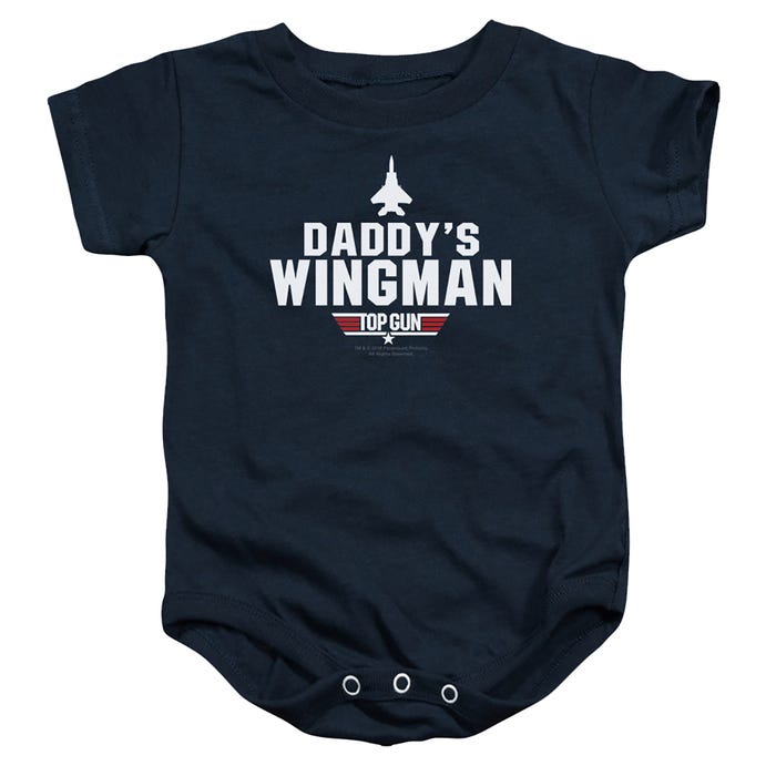 TOP GUN DADDYS WINGMAN Baby Bodysuit