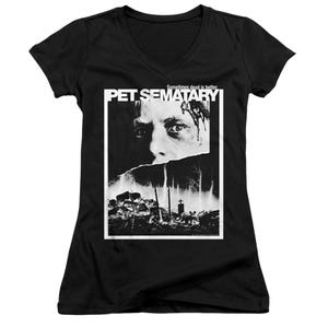 Pet Sematary Official Juniors V-Neck T-Shirt