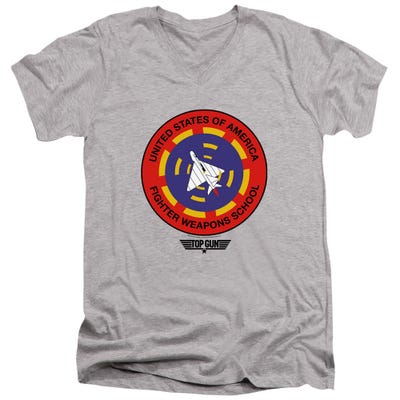 Top Gun Fighter Weapons School V-Neck T-Shirt