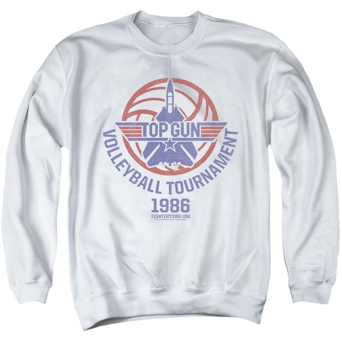 VOLLEYBALL TOURNAMENT 1986 Official Top Gun Movie Sweatshirt