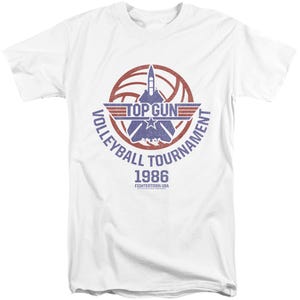 VOLLEYBALL TOURNAMENT 1986 Official Top Gun Movie Tall T-Shirt