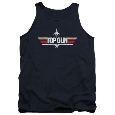 TOP GUN LOGO NAVY Tank Top