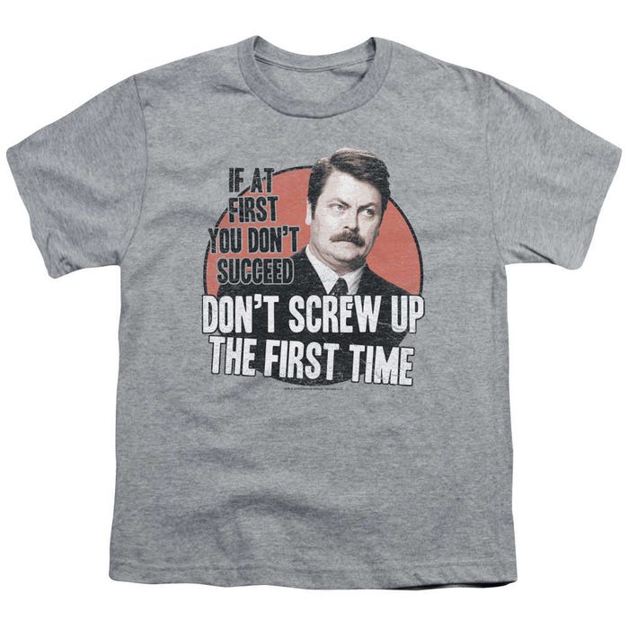 Parks and Recreation Don't Screw Up Kids T-Shirt