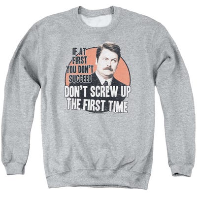 Parks and Recreation Don't Screw Up Sweatshirt