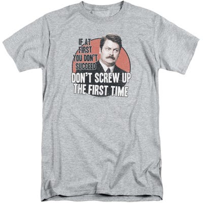 Parks and Recreation Don't Screw Up Tall T-Shirt