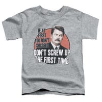 Parks and Recreation Don't Screw Up Toddler T-Shirt
