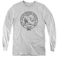 Parks and Recreation Pawnee Seal Kids Long Sleeve Shirt