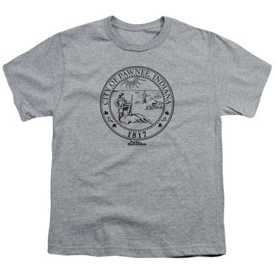 Parks and Recreation Pawnee Seal Kids T-Shirt