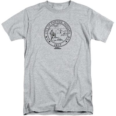 Parks and Recreation Pawnee Seal Tall T-Shirt