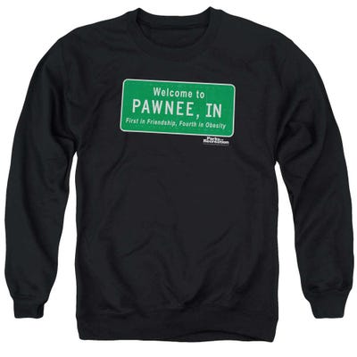 Parks and Recreation Pawnee Sign Sweatshirt