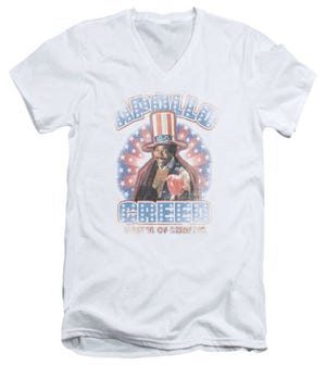 Patriotic Apollo Rocky V-Neck T-Shirt