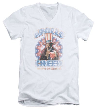 Patriotic Apollo Rocky V-Neck T-Shirt
