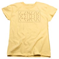 Genesis Band Mirror Logo Womens T-Shirt