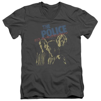 The Police Band Japanese Poster V-Neck T-Shirt