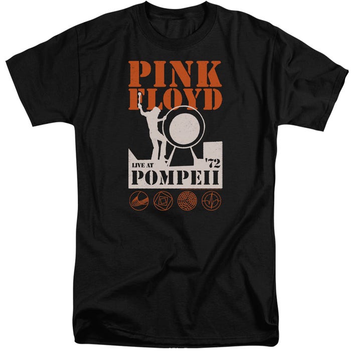 Pink Floyd 1972 Live At Pompeii Tall T-Shirt