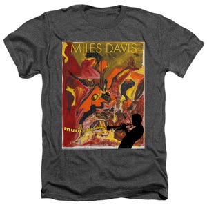 Miles Davis Music Is An Addiction Heather T-Shirt