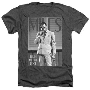 Miles Davis Simply Cool Heather T-Shirt