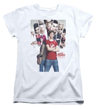 Pilgrim Poster Scott Pilgrim Vs The World Womens T-Shirt