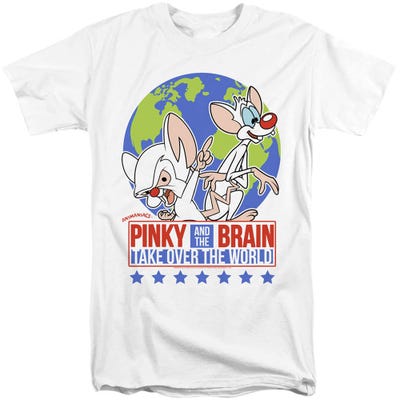 Pink and the Brain Campaign Tall T-Shirt