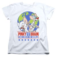 Pink and the Brain Campaign Womens T-Shirt