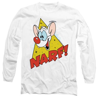 Pink and the Brain Narf Long Sleeve Shirt