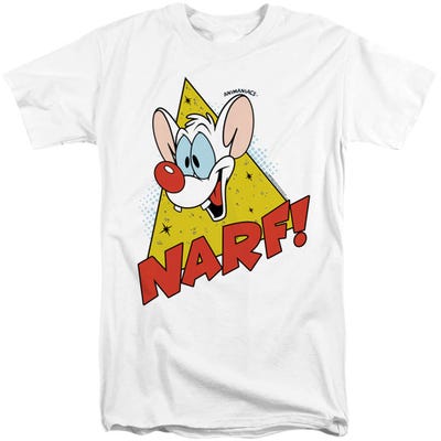 Pink and the Brain Narf Tall T-Shirt