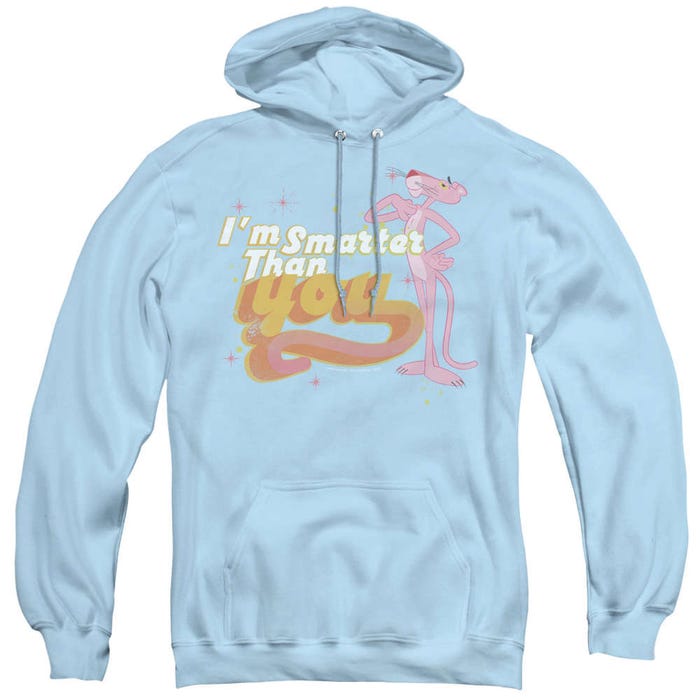 Pink Panther I'm Smarter Than You Smart Cat Hoodie