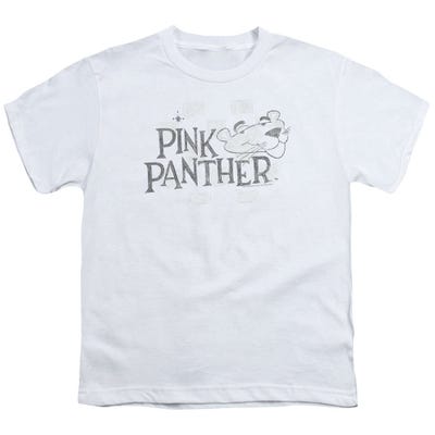 Pink Panther Sketch Logo Kids T-Shirt