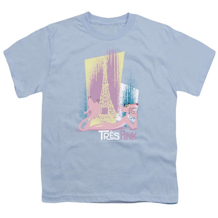 Pink Panther Tres Pink Paris Kids T-Shirt