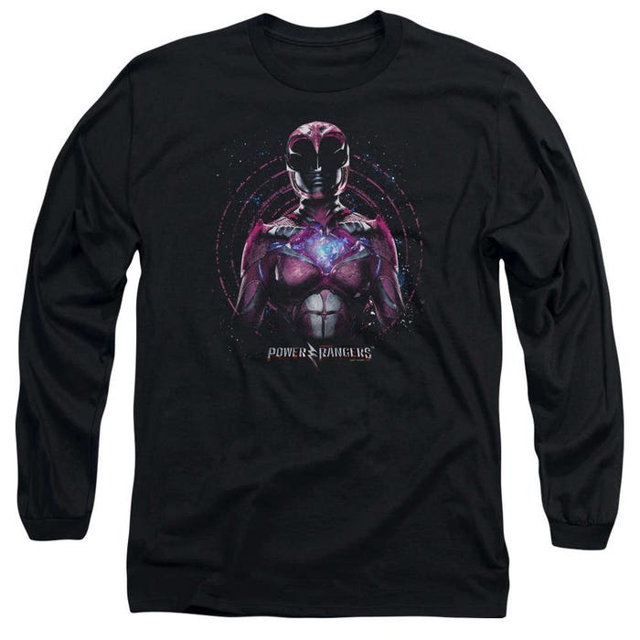 Pink Ranger Power Rangers Tv Show Long Sleeve Shirt