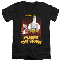 Pinky and the Brain V-Neck T-Shirt