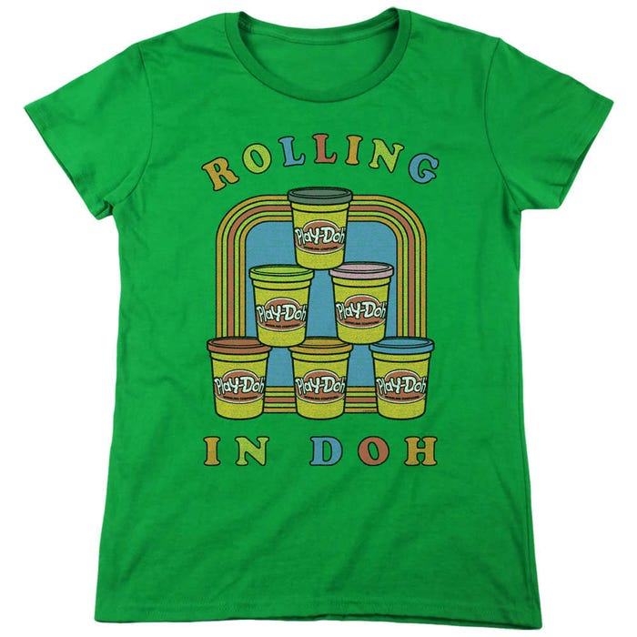 Play-Doh Rolling In Doh Womens T-Shirt