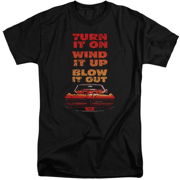 Pontiac Blow It Out GTO Tall T-Shirt