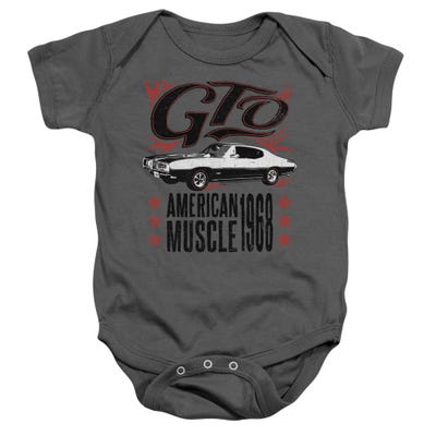Pontiac GTO Flames Baby Bodysuit