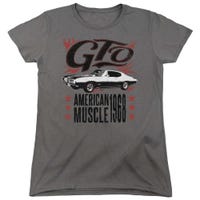 Pontiac GTO Flames Womens T-Shirt