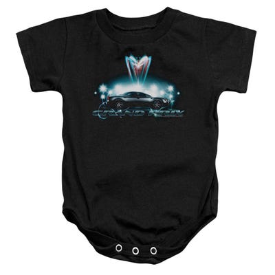 Pontiac Silver Grand Am Baby Bodysuit