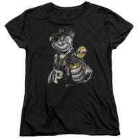 Popeye Get More Spinach Womens T-Shirt
