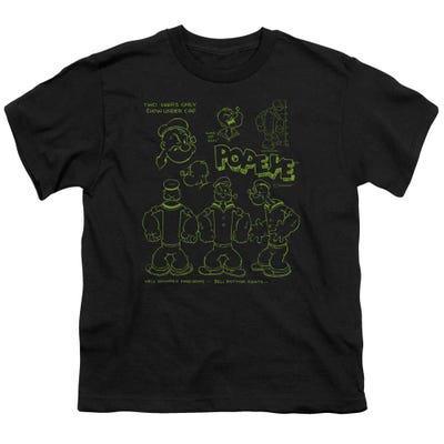 Popeye We Can Rebuild Him Kids T-Shirt